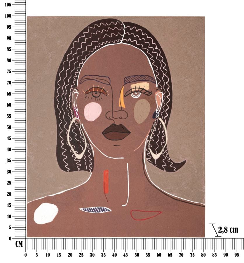 Tablou Canvas Tribal -A- Maro, 80 x 100 cm (5)