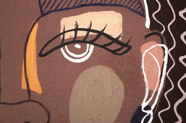 Mauro Ferretti Tablou Canvas Tribal -A- Maro, 80 x 100 cm