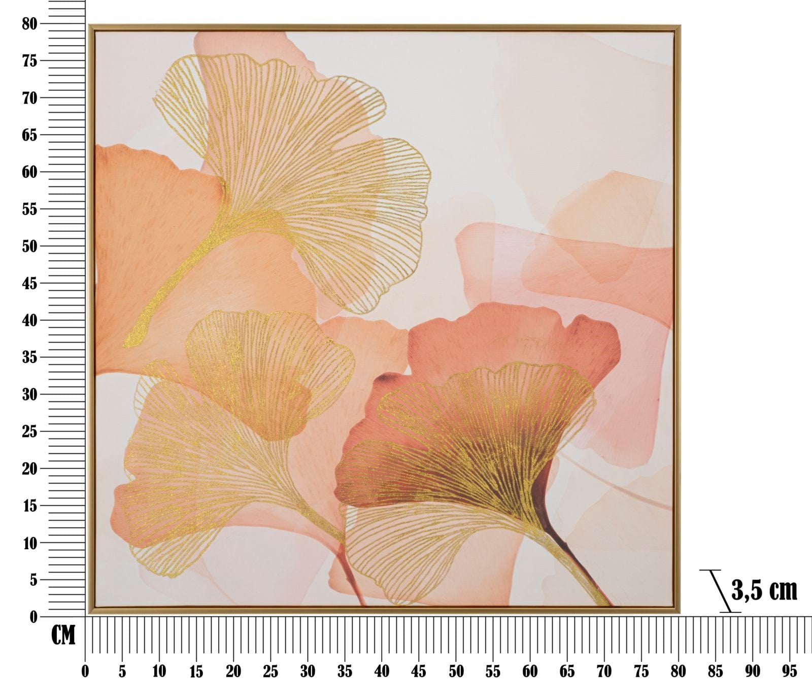 Tablou Framed Glamy Multicolor, 80 x 80 cm (6)