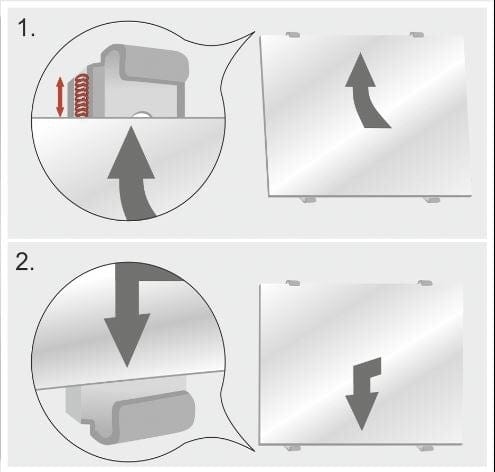 BFSummer Tablou Sticla Glasspik Coffee 1C, 20x20 cm -20 x 20 cm