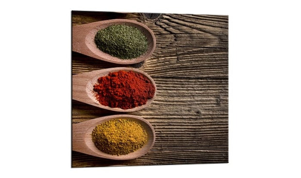 BFSummer Tablou Sticla Glasspik Spice 3C, 20x20 cm