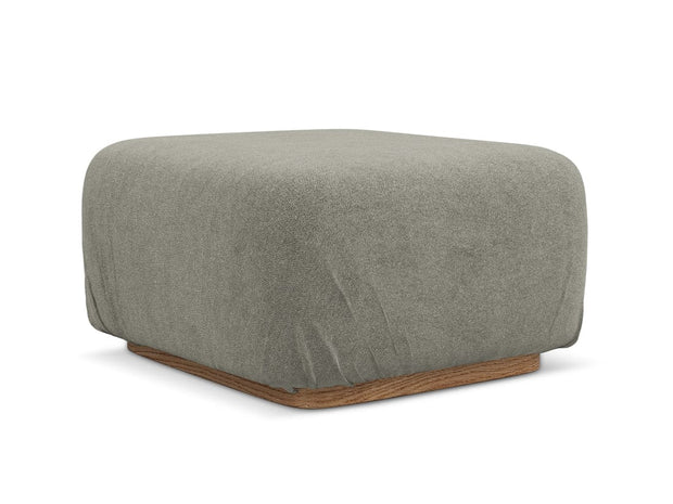 Makamii Taburet tapitat cu stofa, Ailani C14 Cappuccino / Natural, l95xA83xH41 cm