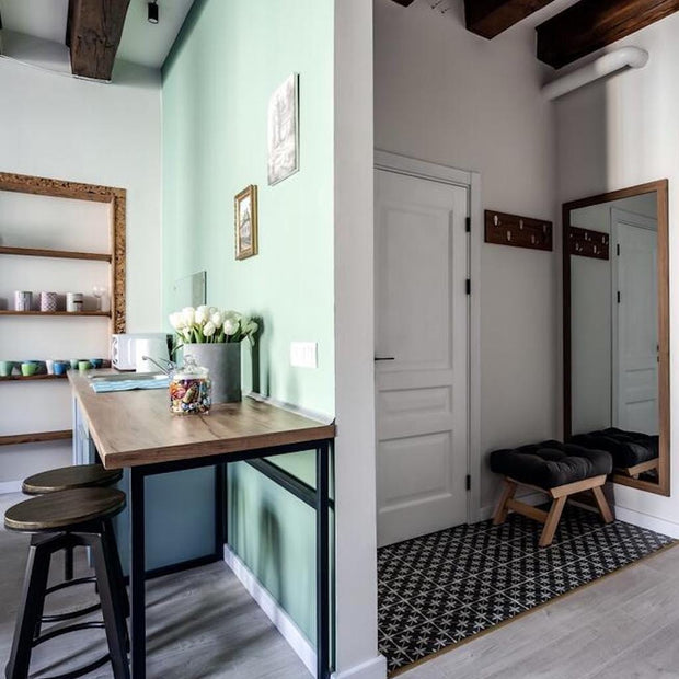 Taburet tapitat cu stofa, Allegro Untreated Grafit, l55xA47xH43 cm (1)