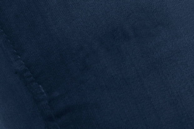 Dorel Home Taburet tapitat cu stofa, Berry Velvet Albastru / Negru, l37xA37xH43 cm