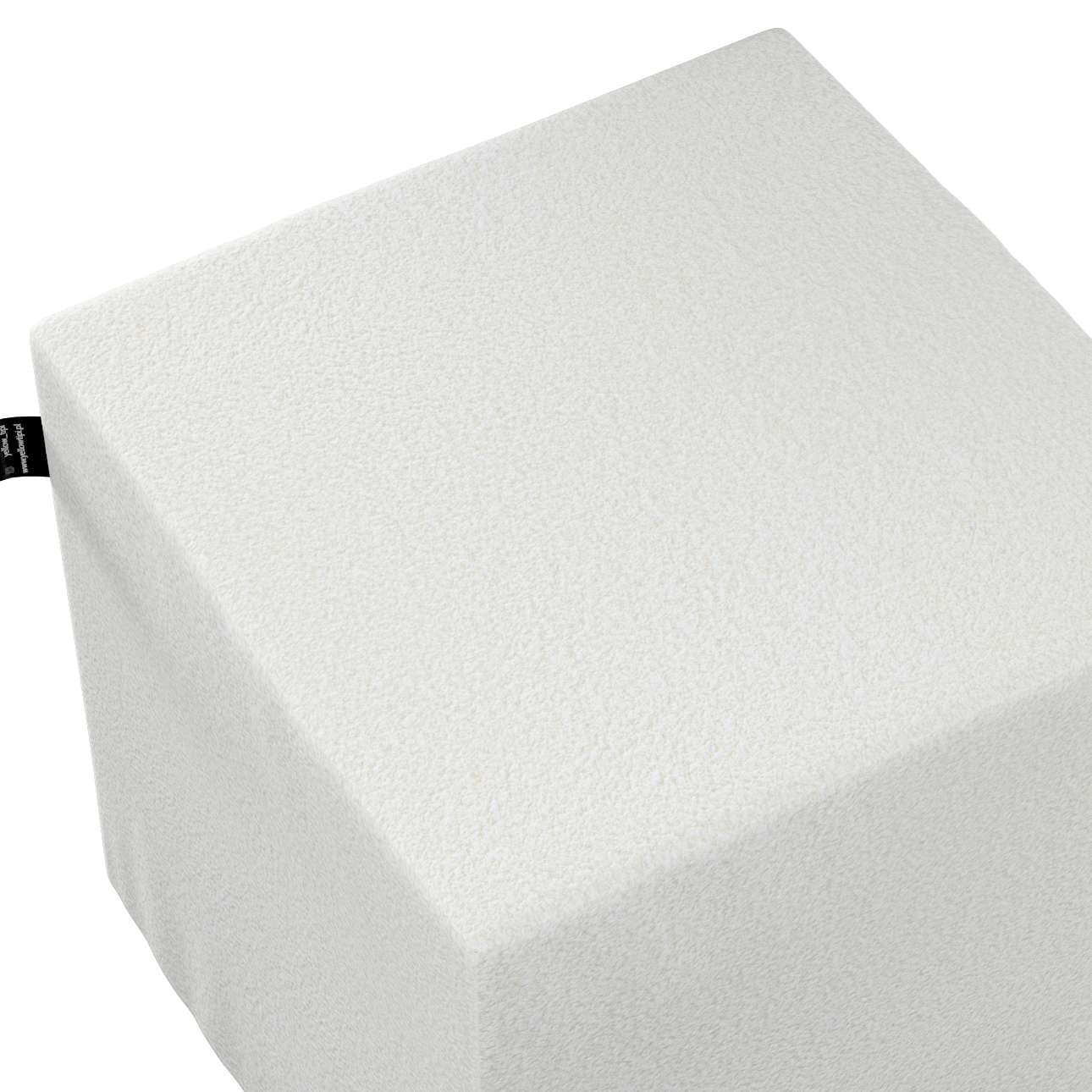 Taburet tapitat cu stofa, Boucle, l40xA40xH40 cm (1)