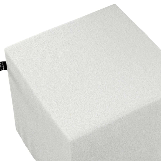 Taburet tapitat cu stofa, Boucle, l40xA40xH40 cm (1)