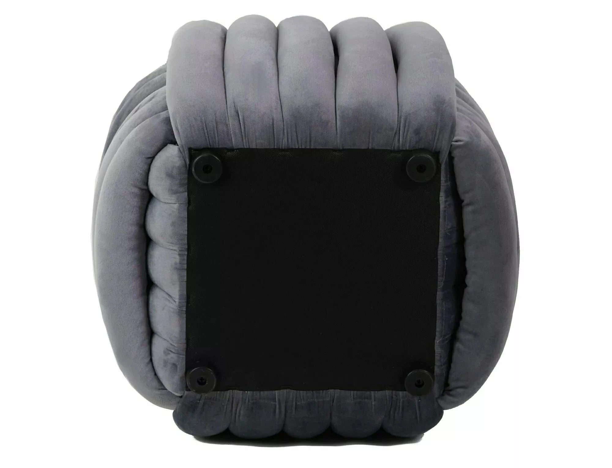 Signal Taburet tapitat cu stofa, Brunes Velvet Gri, l45xA45xH42 cm