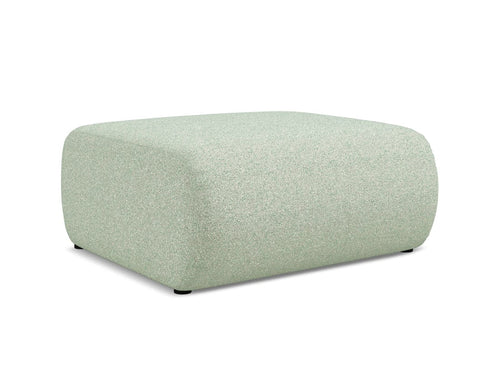 Makamii Taburet tapitat cu stofa, Ekahi C10 Verde Deschis / Negru, l94xA89xH40 cm