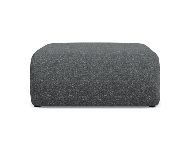 Makamii Taburet tapitat cu stofa, Ekahi C14 Grafit / Negru, l94xA89xH40 cm