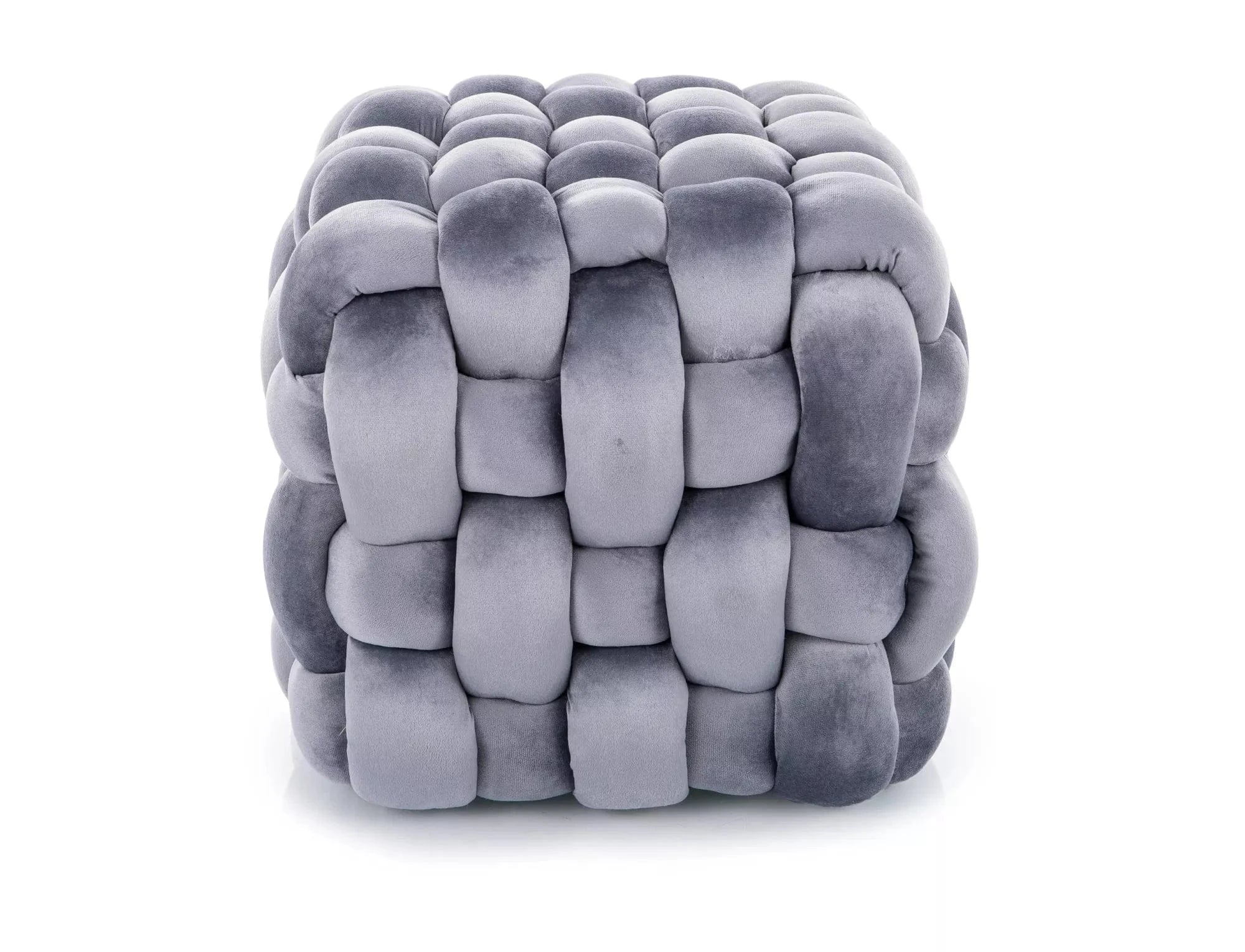 Signal Taburet tapitat cu stofa, Fasir Velvet Gri, l45xA45xH41 cm