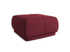 Makamii Taburet tapitat cu stofa, Hoku C10 Bordeaux / Negru, l60xA60xH35 cm
