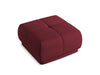Makamii Taburet tapitat cu stofa, Hoku C10 Bordeaux / Negru, l60xA60xH35 cm