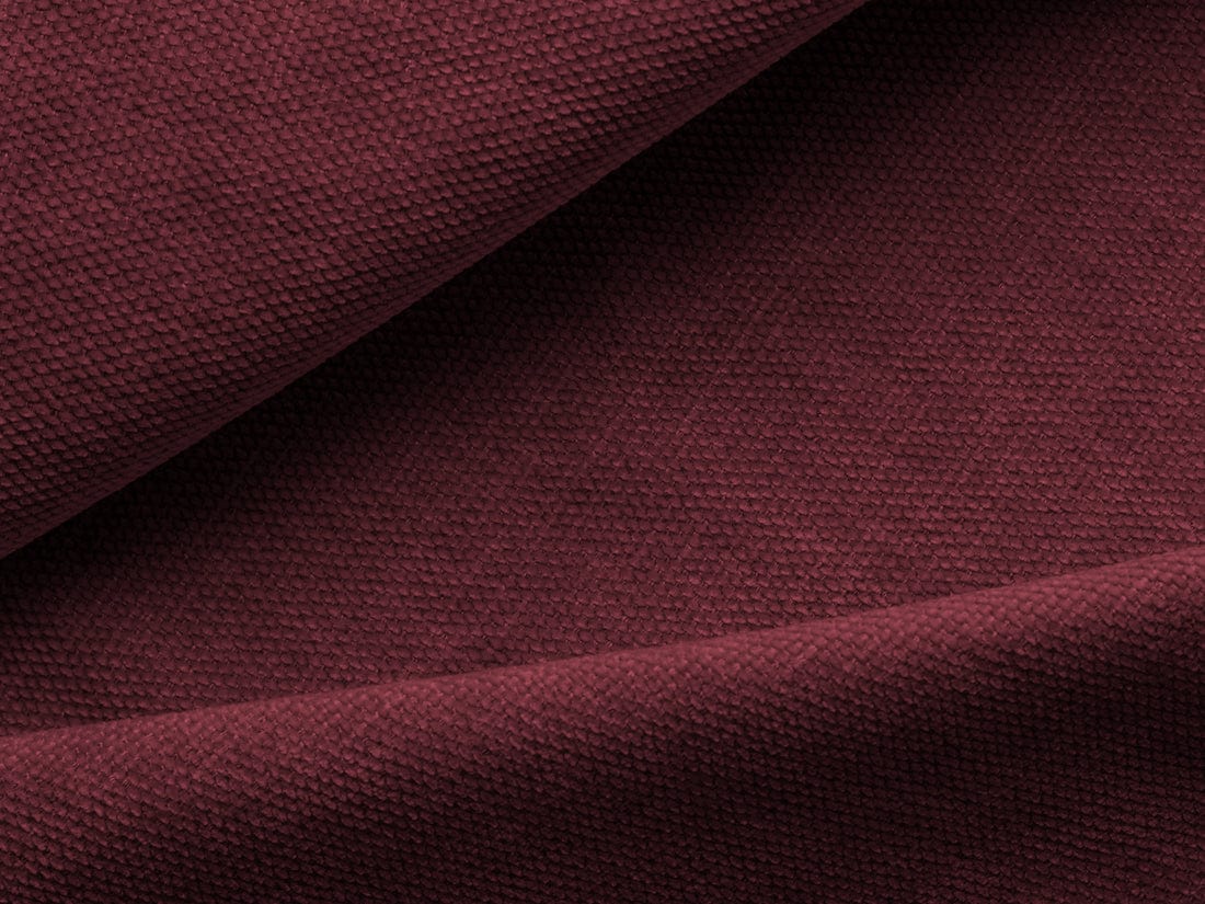 Makamii Taburet tapitat cu stofa, Hoku C10 Bordeaux / Negru, l60xA60xH35 cm