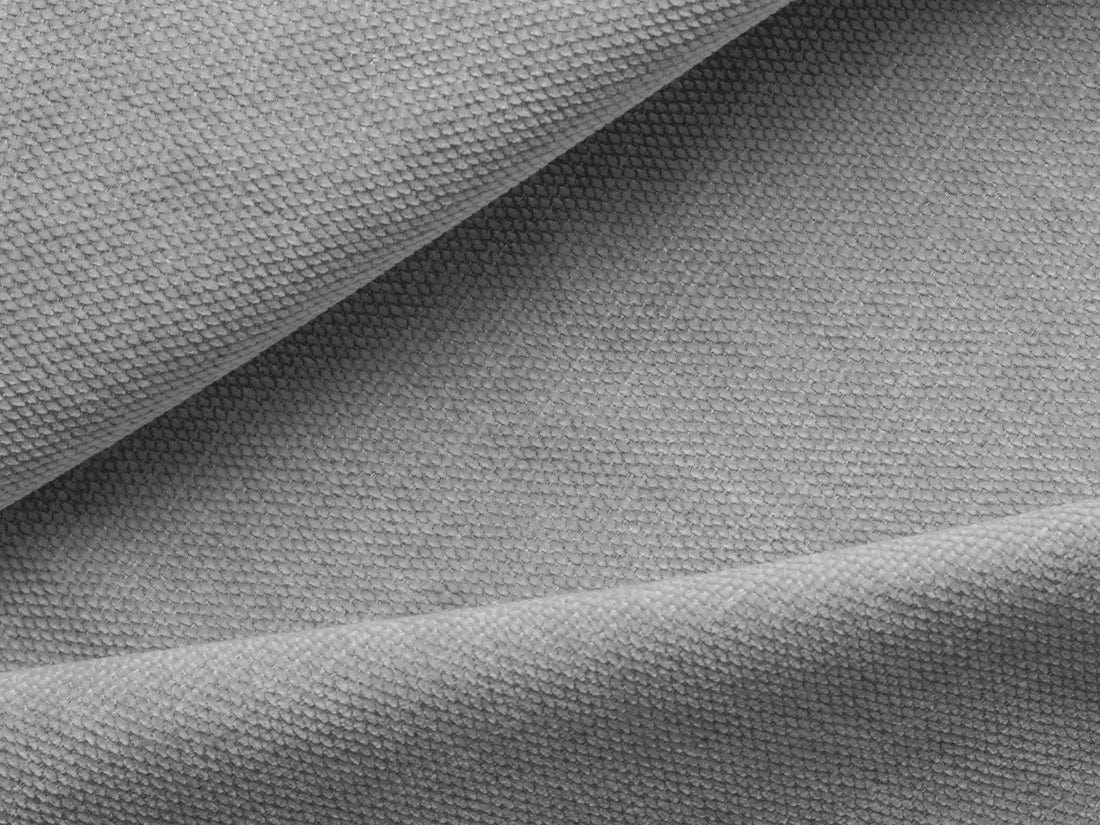 Makamii Taburet tapitat cu stofa, Hoku C5 Gri Deschis / Negru, l60xA60xH35 cm