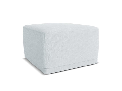 Makamii Taburet tapitat cu stofa, Kaila C14 Albastru Deschis / Negru, l65xA65xH40 cm