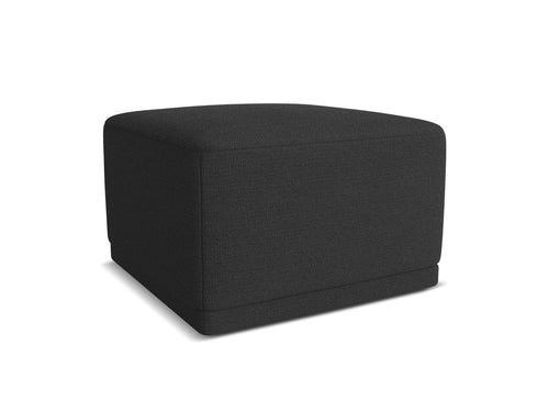 Makamii Taburet tapitat cu stofa, Kaila C21 Antracit / Negru, l65xA65xH40 cm