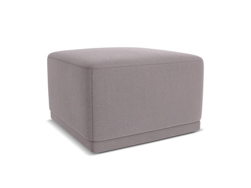 Makamii Taburet tapitat cu stofa, Kaila Velvet C8 Lila / Negru, l65xA65xH40 cm