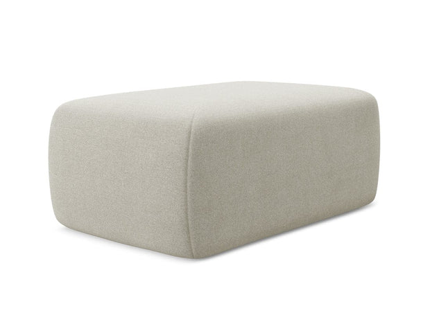 Makamii Taburet tapitat cu stofa, Kapua C13 Bej Deschis / Negru, l102xA62xH40 cm