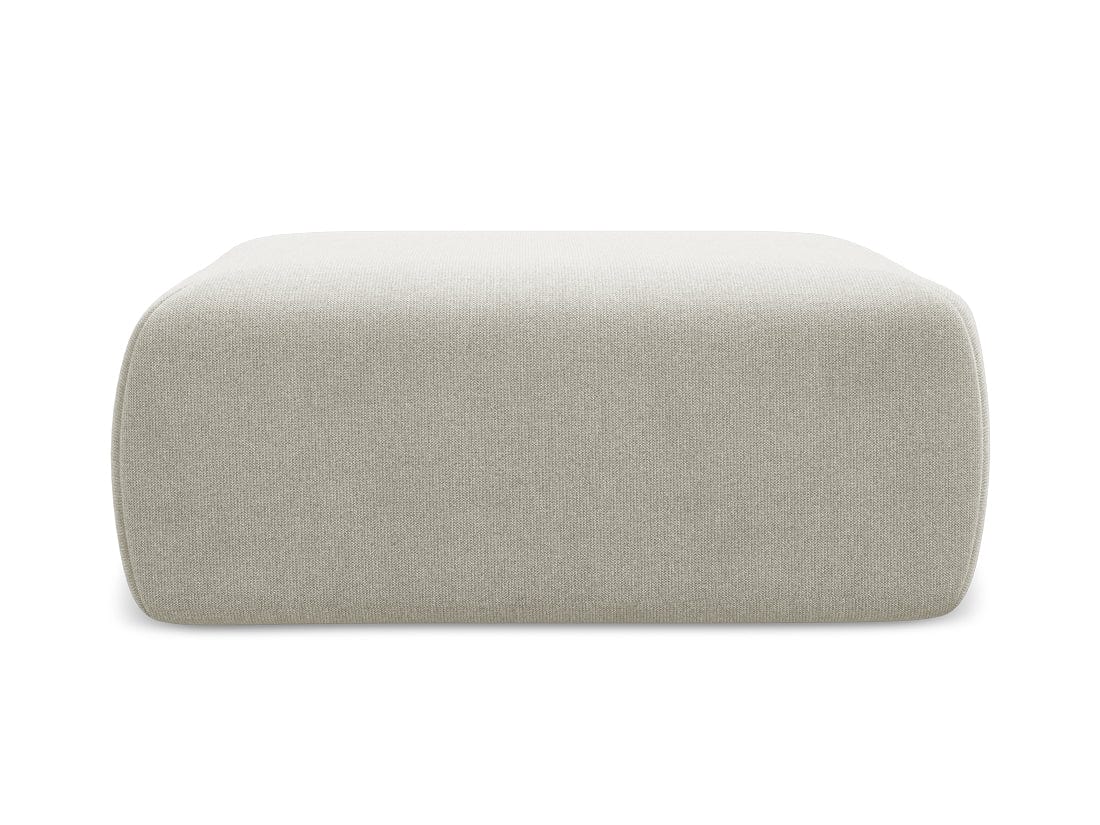 Makamii Taburet tapitat cu stofa, Kapua C13 Bej Deschis / Negru, l102xA62xH40 cm