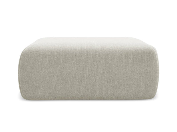 Makamii Taburet tapitat cu stofa, Kapua C13 Bej Deschis / Negru, l102xA62xH40 cm