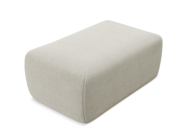 Makamii Taburet tapitat cu stofa, Kapua C13 Bej Deschis / Negru, l102xA62xH40 cm