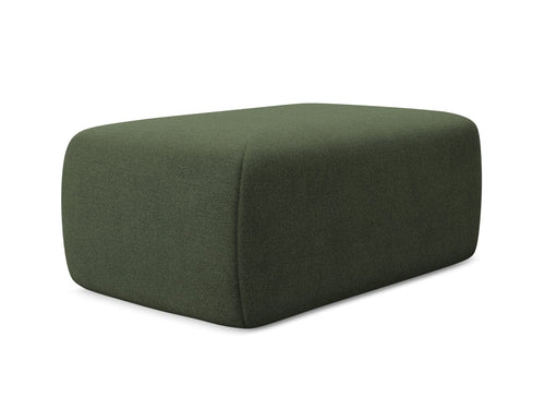 Makamii Taburet tapitat cu stofa, Kapua C2 Verde Olive / Negru, l102xA62xH40 cm