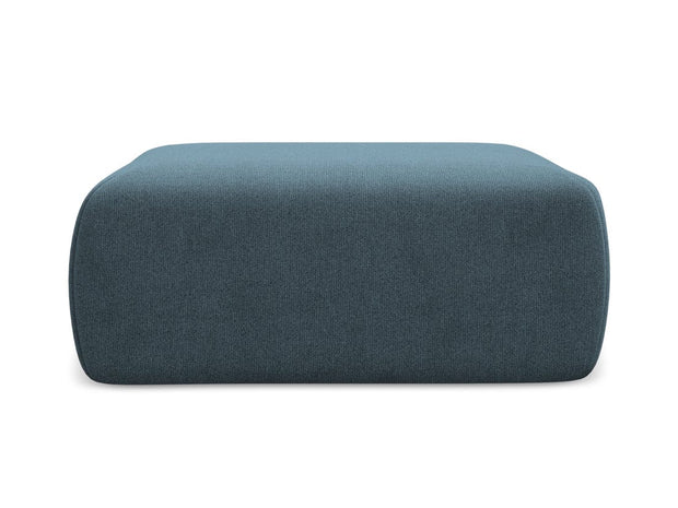 Makamii Taburet tapitat cu stofa, Kapua C5 Albastru / Negru, l102xA62xH40 cm