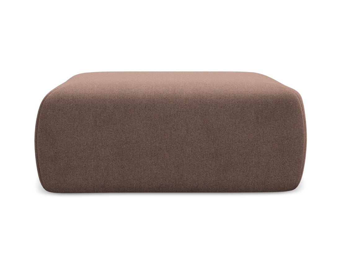 Makamii Taburet tapitat cu stofa, Kapua C7 Maro / Negru, l102xA62xH40 cm