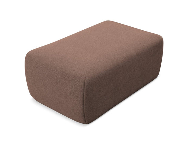 Makamii Taburet tapitat cu stofa, Kapua C7 Maro / Negru, l102xA62xH40 cm