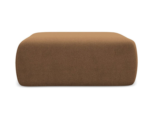 Makamii Taburet tapitat cu stofa, Kapua C9 Caramiziu / Negru, l102xA62xH40 cm