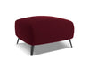 Makamii Taburet tapitat cu stofa, Malie Velvet C14 Burgundy / Negru, l65xA65xH44 cm