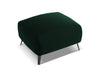 Makamii Taburet tapitat cu stofa, Malie Velvet C24 Verde / Negru, l65xA65xH44 cm