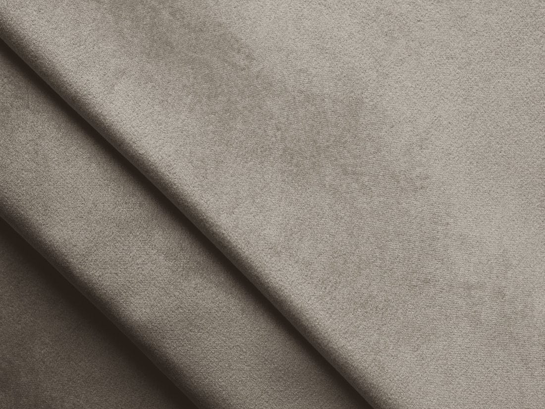 Makamii Taburet tapitat cu stofa, Nalu Velvet C3 Cappuccino / Negru, l78xA60xH41 cm