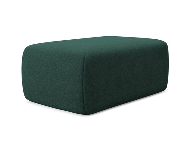 Makamii Taburet tapitat cu stofa, Nanea C1 Verde / Negru, l102xA62xH40 cm