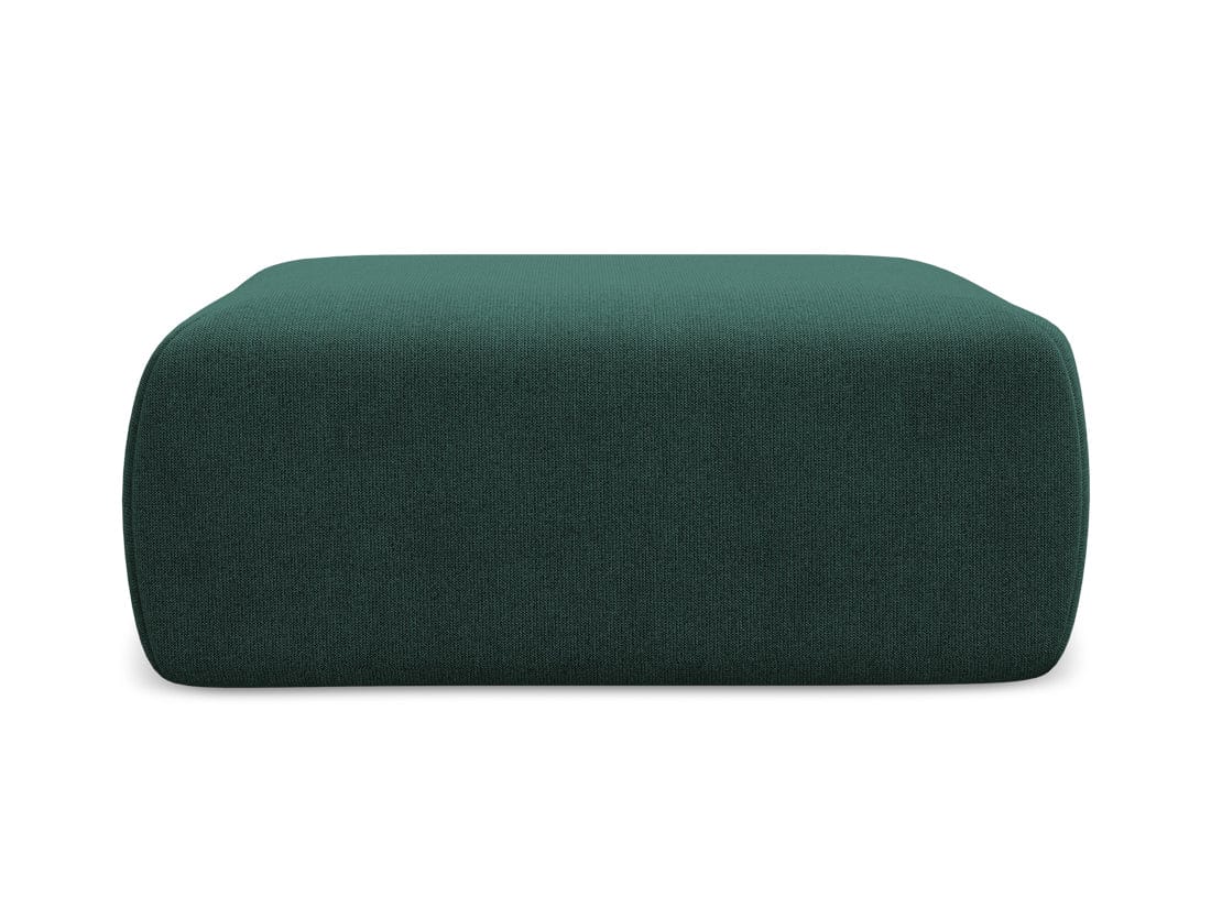 Makamii Taburet tapitat cu stofa, Nanea C1 Verde / Negru, l102xA62xH40 cm