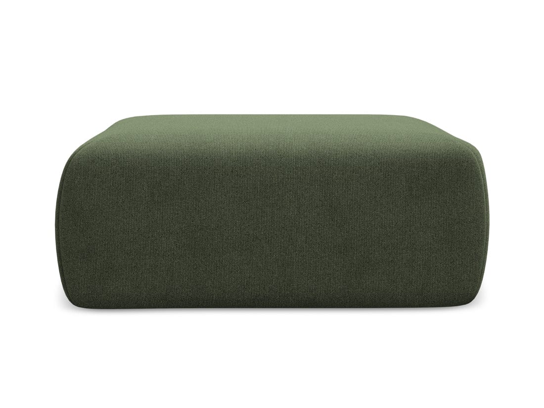 Makamii Taburet tapitat cu stofa, Nanea C2 Verde Olive / Negru, l102xA62xH40 cm