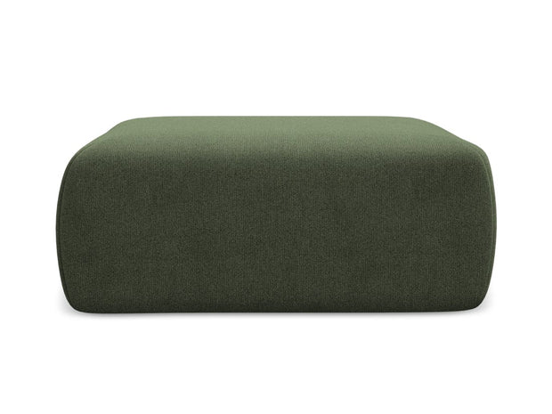 Makamii Taburet tapitat cu stofa, Nanea C2 Verde Olive / Negru, l102xA62xH40 cm