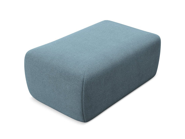 Makamii Taburet tapitat cu stofa, Nanea C4 Albastru Deschis / Negru, l102xA62xH40 cm