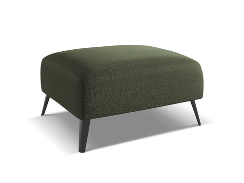 Makamii Taburet tapitat cu stofa, Nani C12 Verde / Negru, l70xA60xH42 cm