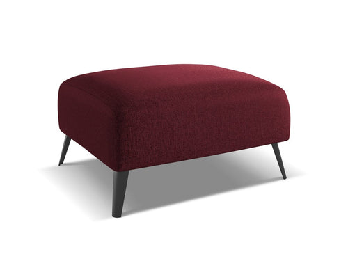 Makamii Taburet tapitat cu stofa, Nani C20 Bordeaux / Negru, l70xA60xH42 cm