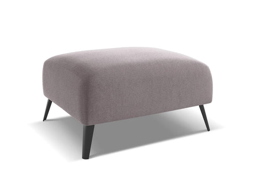 Makamii Taburet tapitat cu stofa, Nani Velvet C8 Lila / Negru, l70xA60xH42 cm