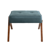 Taburet tapitat cu stofa, Vinc Petrol, l55xA44xH58 cm