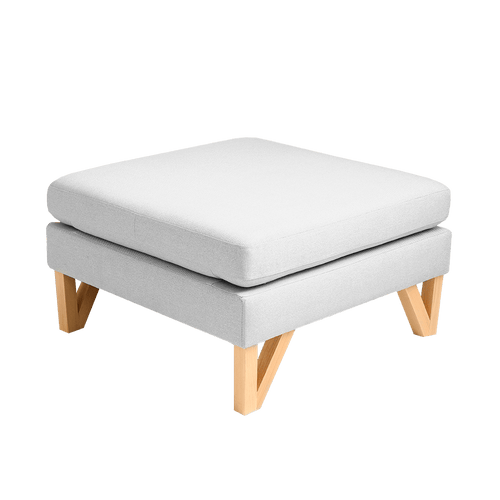 Taburet tapitat cu stofa, Willy Gri, l72xA72xH42 cm