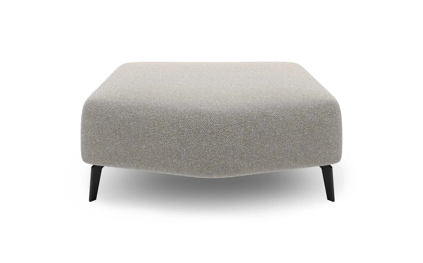 Wersal Taburet tapitat si picioare metalice, Lornis, l115xA83xH46 cm