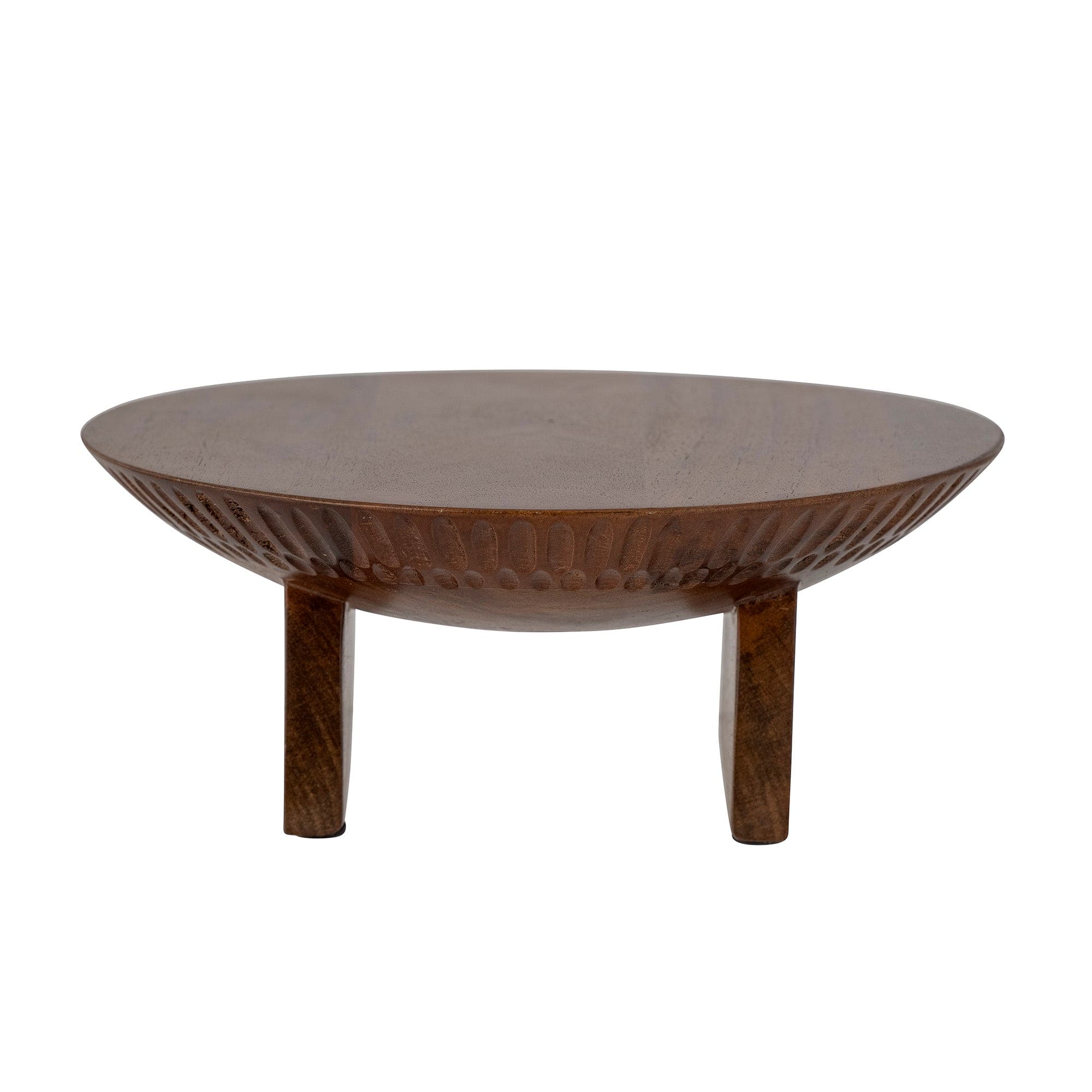 Tava pentru servire din lemn, Miho Maro, Ø25.5xH10 cm (1)