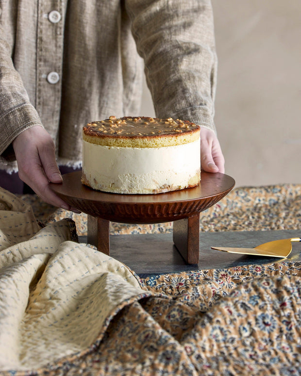 Tava pentru servire din lemn, Miho Maro, Ø25.5xH10 cm (3)