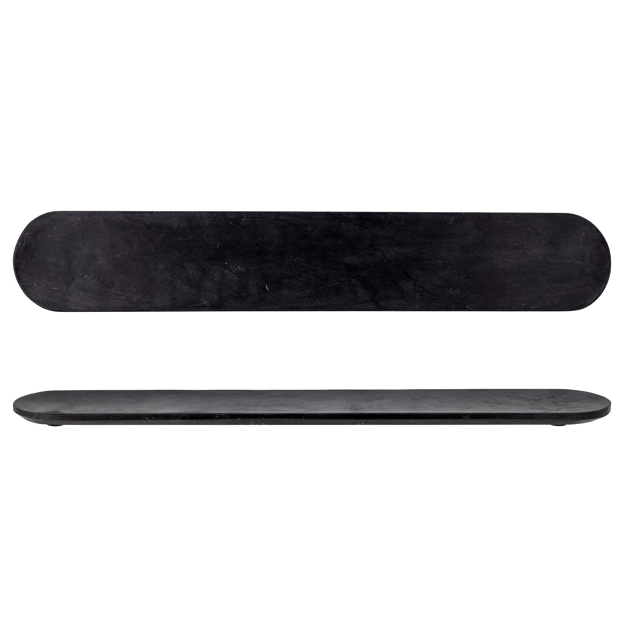 Tava pentru servire din marmura, Emmali Negru, L61xl10xH1.5 cm