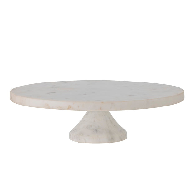 Tava pentru servire din marmura, Fenya Alb, Ø30xH9 cm (2)