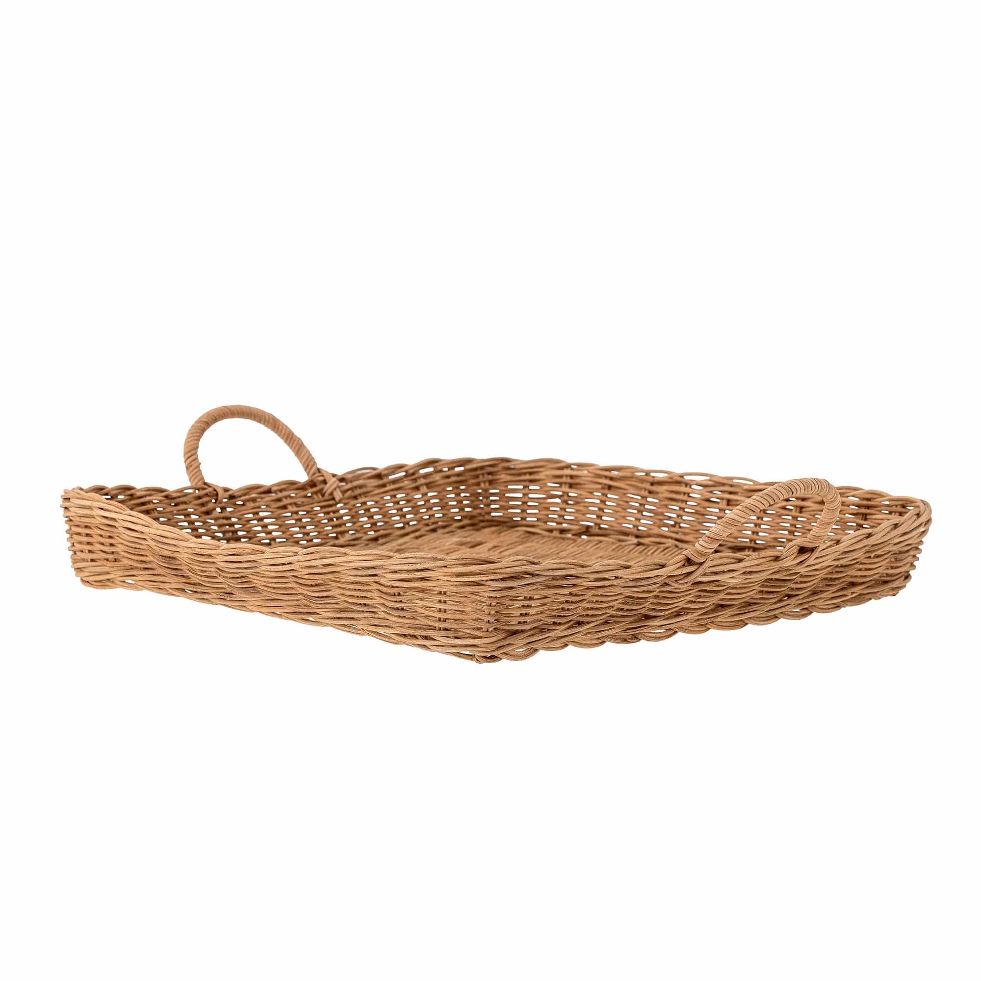 Bloomingville Tava pentru servire din ratan, Angie Natural, L40xl40xH6 cm