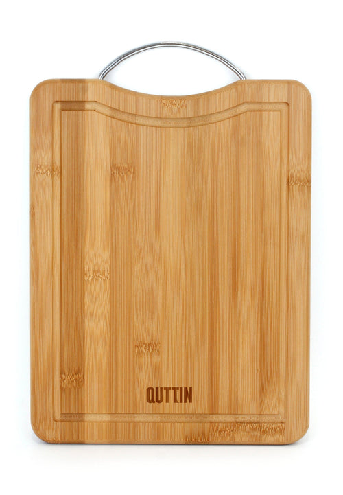 Tocator din bambus, Quttin Natural, L27xl20xH1,5 cm